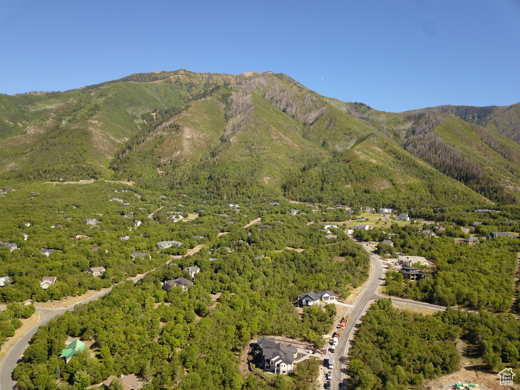 View of mountain background