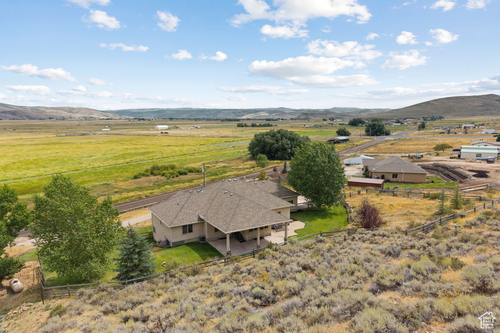 View of rural area with mountains