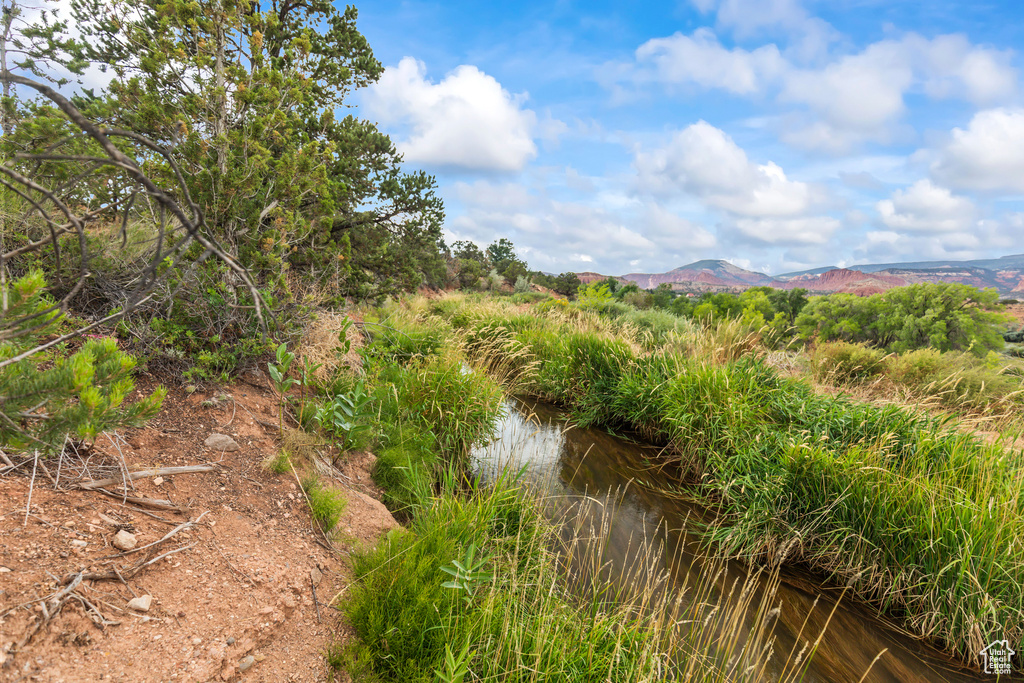 View of mountain background