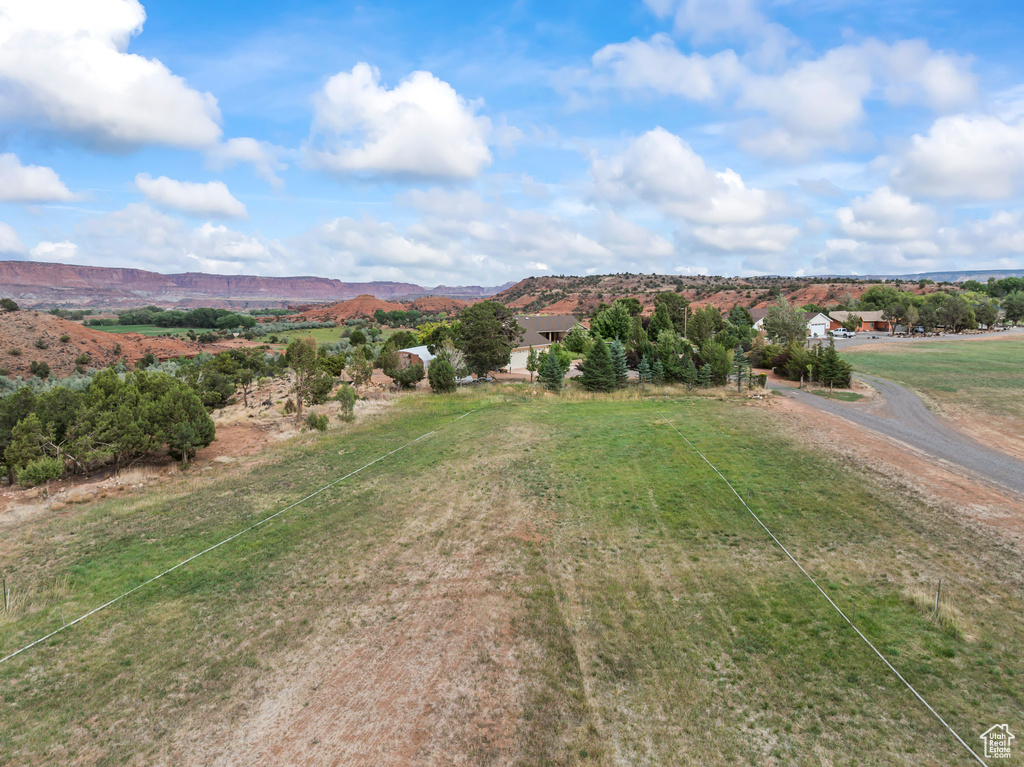 View of rural area featuring a mountainous background