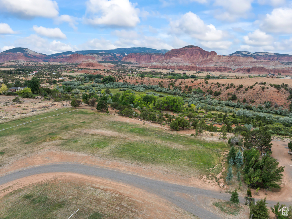 Mountain view featuring rural landscape