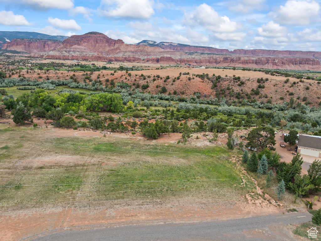 Mountain view featuring rural landscape