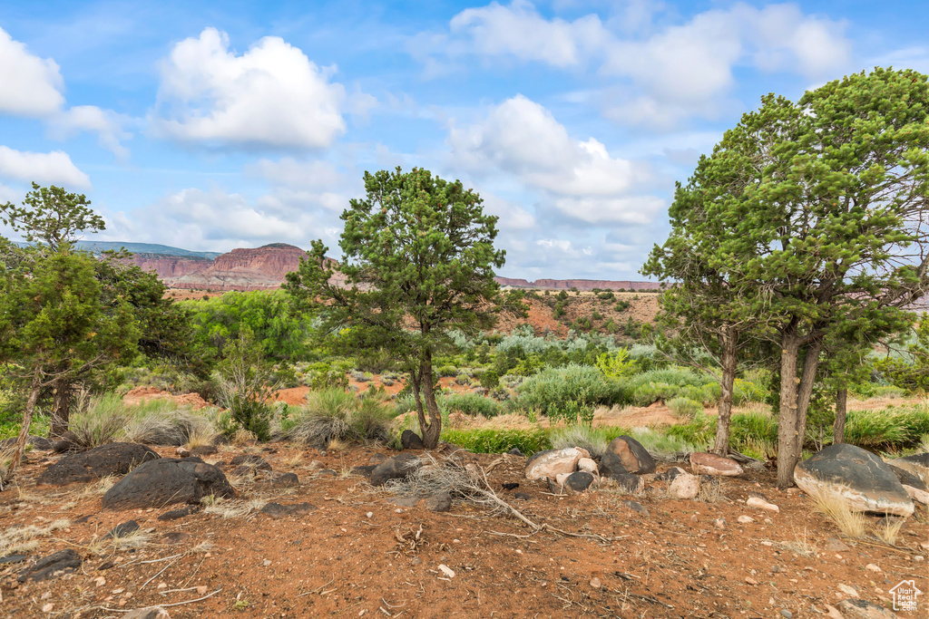 View of mountain backdrop
