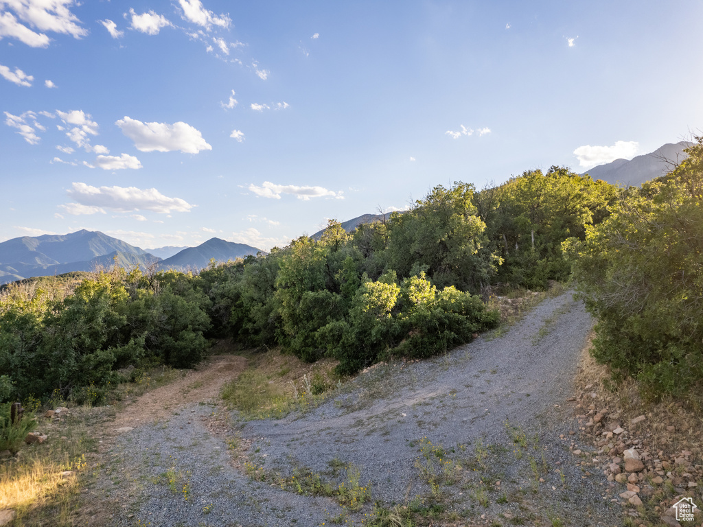 View of mountain backdrop