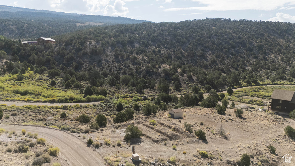 Mountain view featuring rural landscape