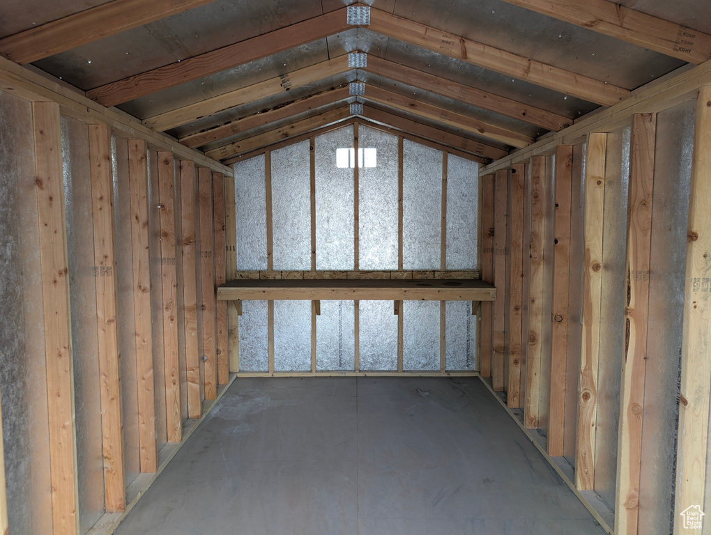 View of storage room