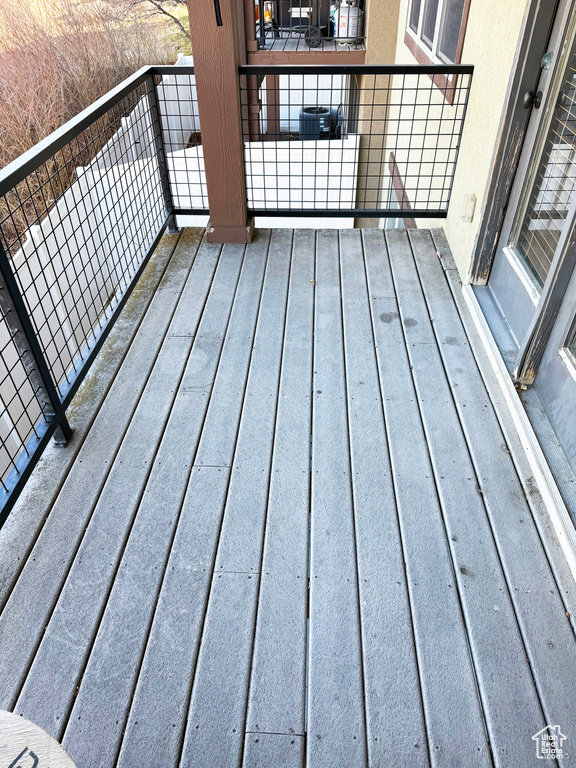 View of deck