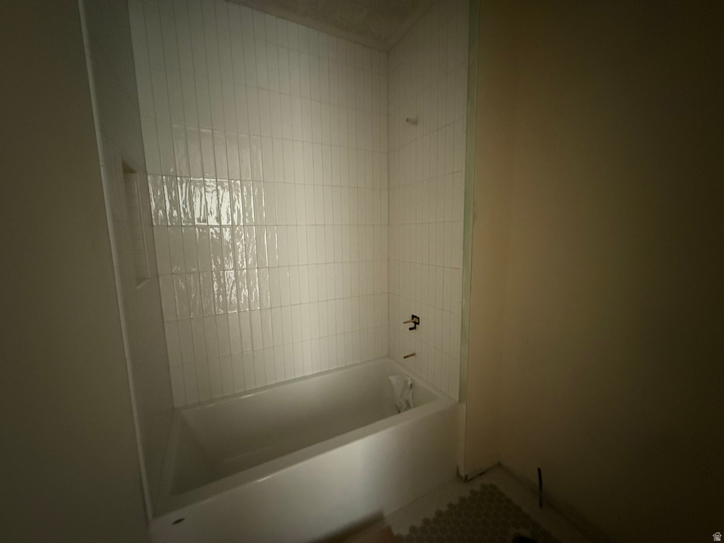 Full bath with washtub / shower combination