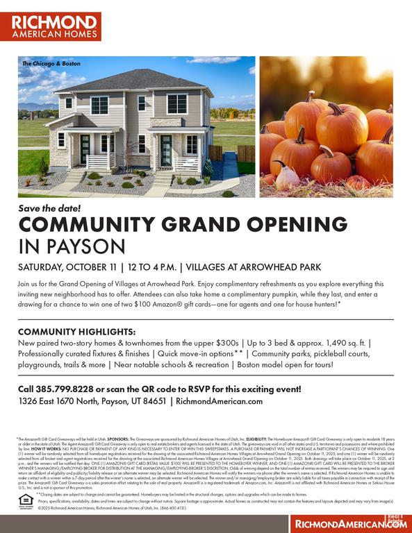 1338 E 1670 N #820 Payson, UT 84651