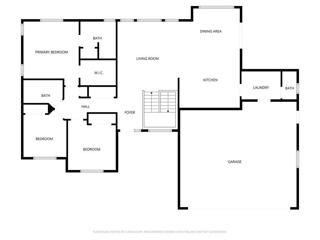 View of floor plan / room layout