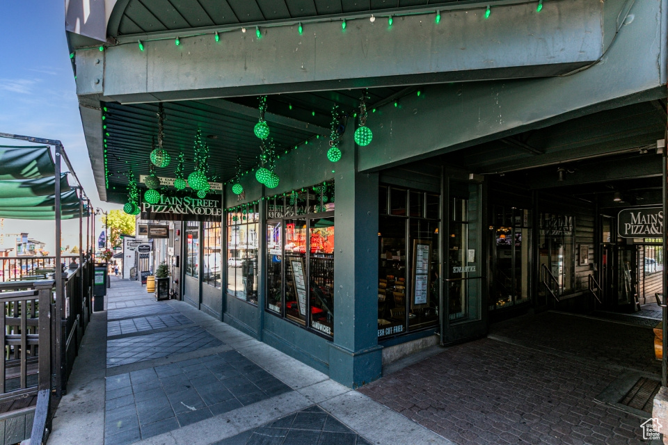 View of exterior entry