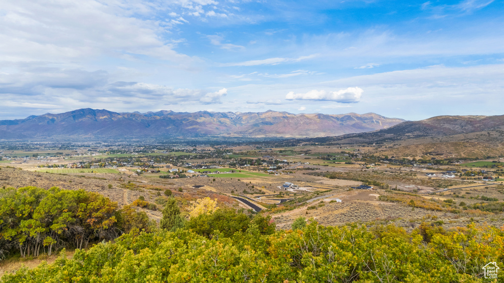 View of mountain backdrop