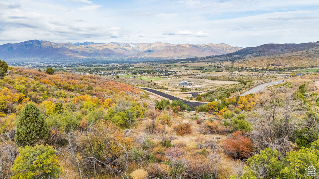 View of mountain backdrop
