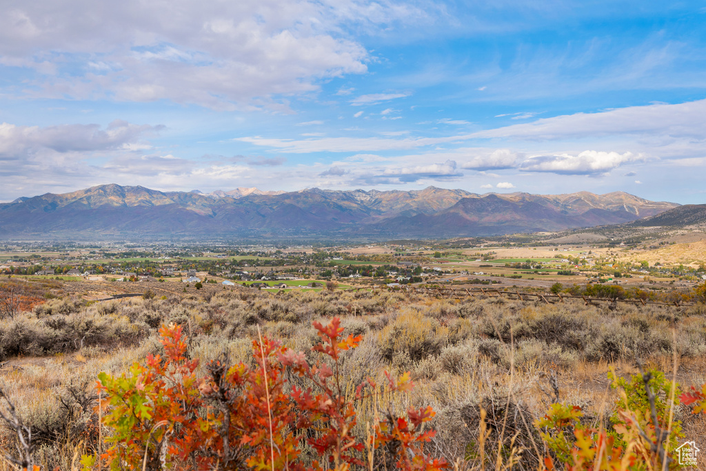 View of mountain background