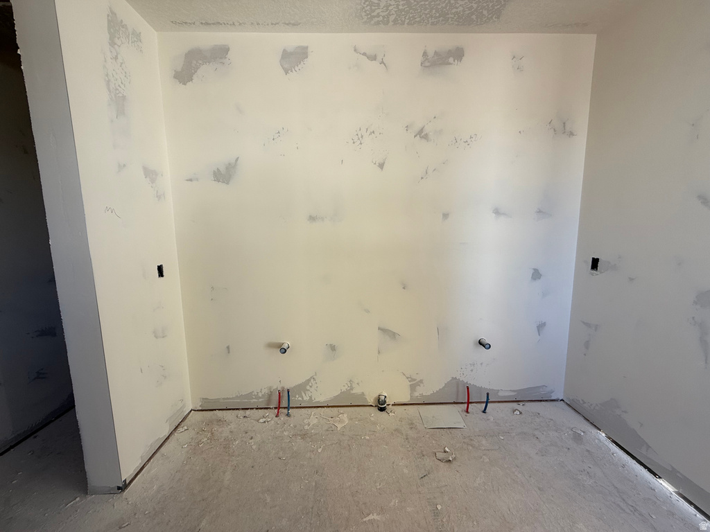 View of laundry area