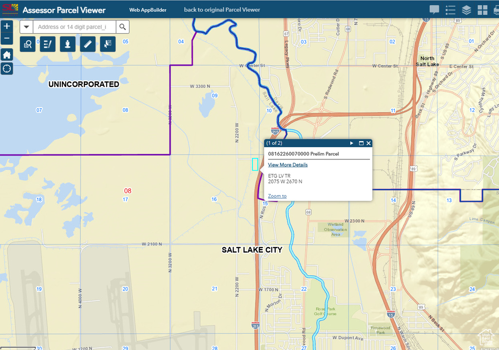 2075 W 2670 N Salt Lake City, UT 84116