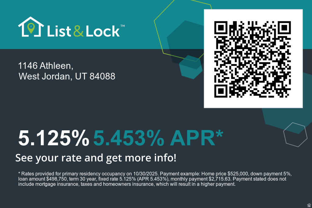 1146 W ATHLEEN DR West Jordan, UT 84084