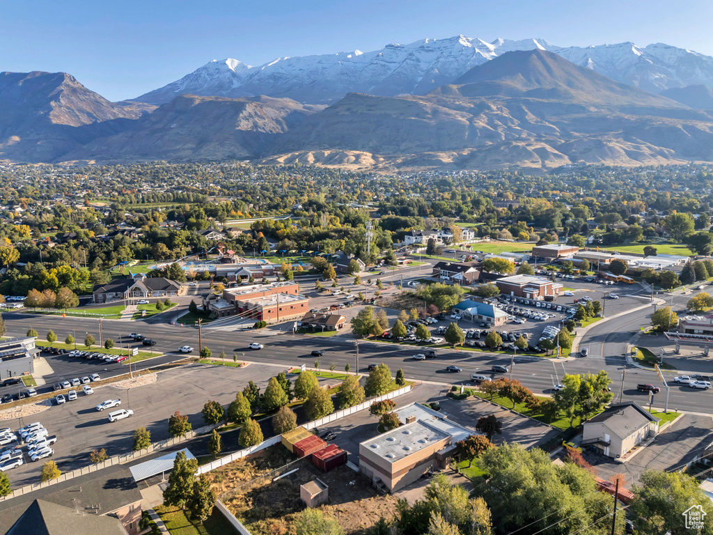 Bird's eye view of mountains