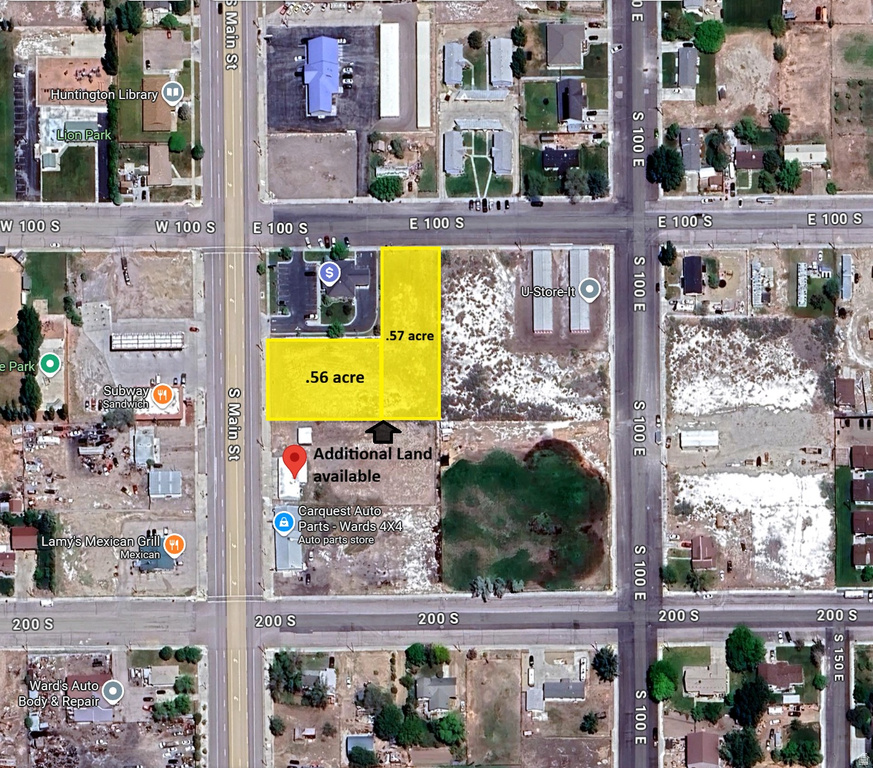Aerial overview of property's location