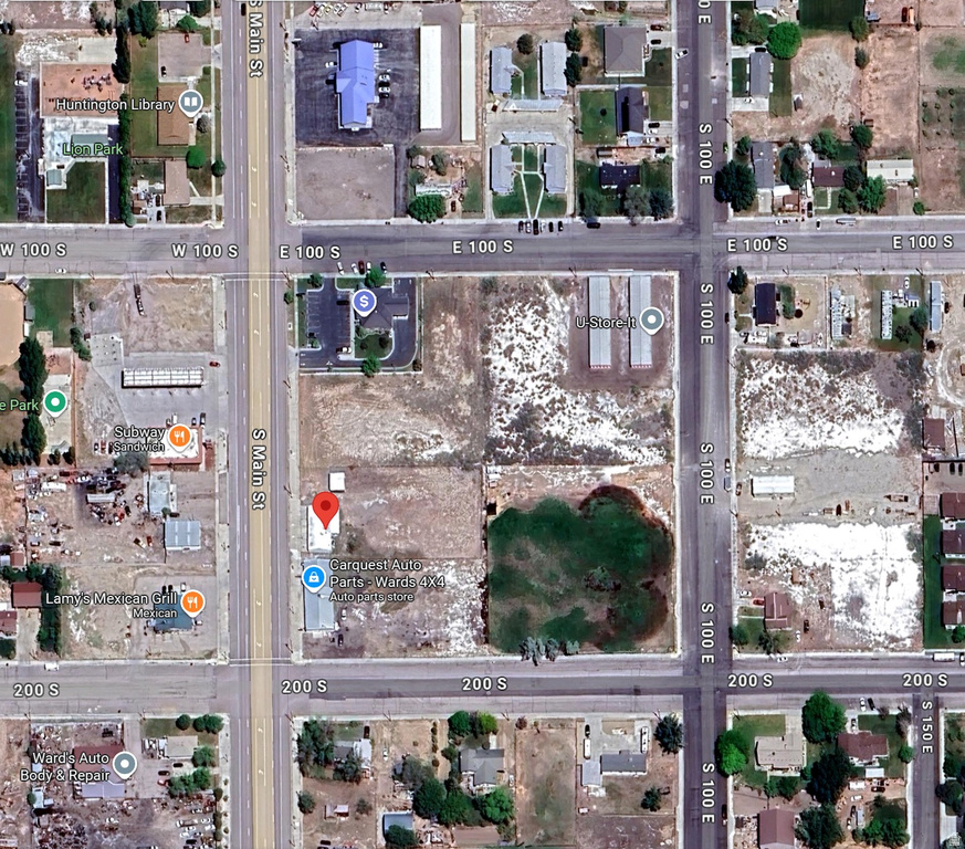 Aerial overview of property's location