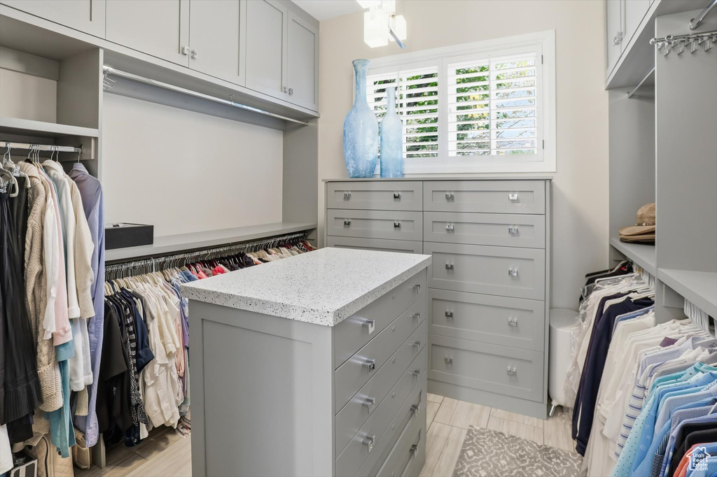 View of spacious closet