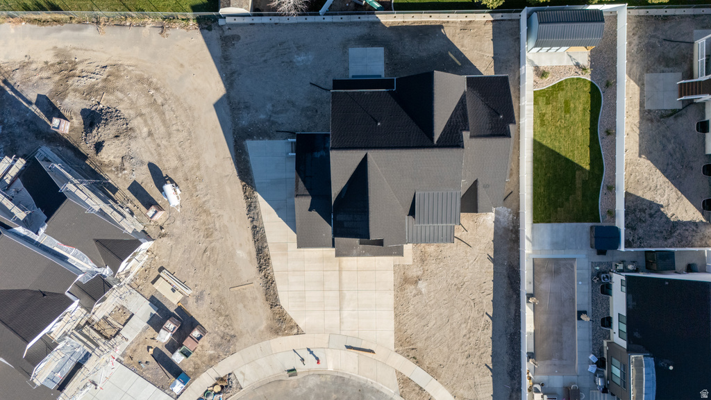 View from above of property