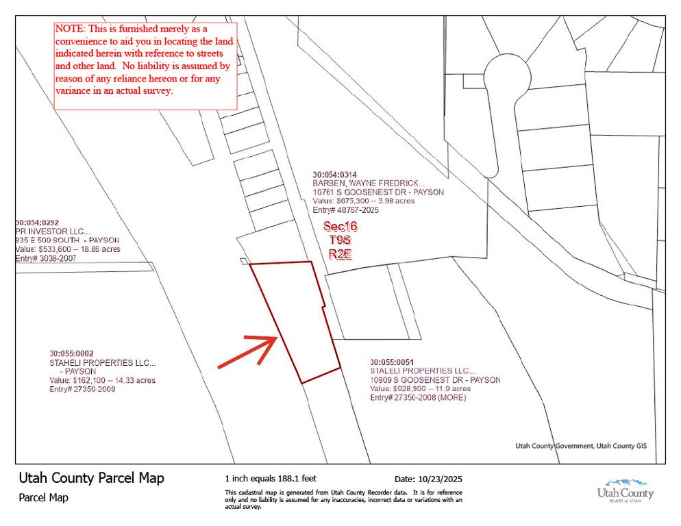 660 S GOOSENEST Payson, UT 84651