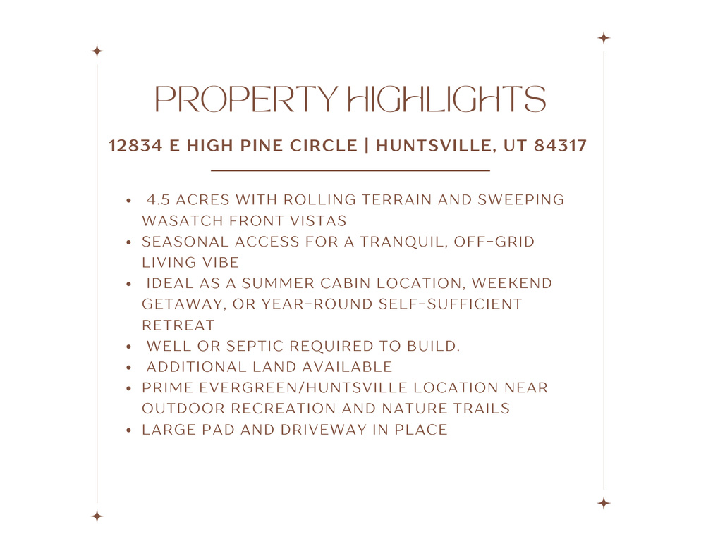 12834 E HIGH PINE CIR Huntsville, UT 84317