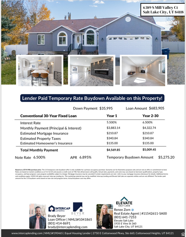 6389 S MILL VALLEY CT Salt Lake City, UT 84118