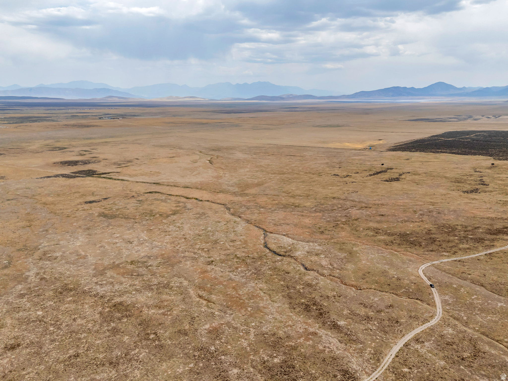 Mountain view with rural landscape