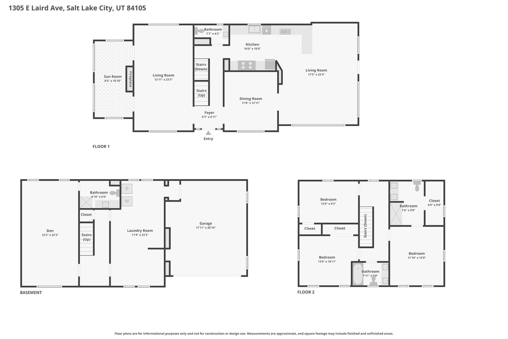 1305 E LAIRD AVE Salt Lake City, UT 84105