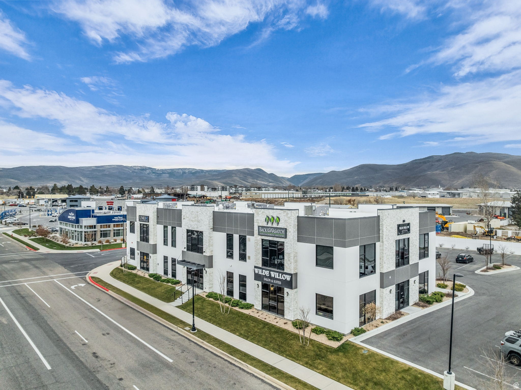 View of mountain background