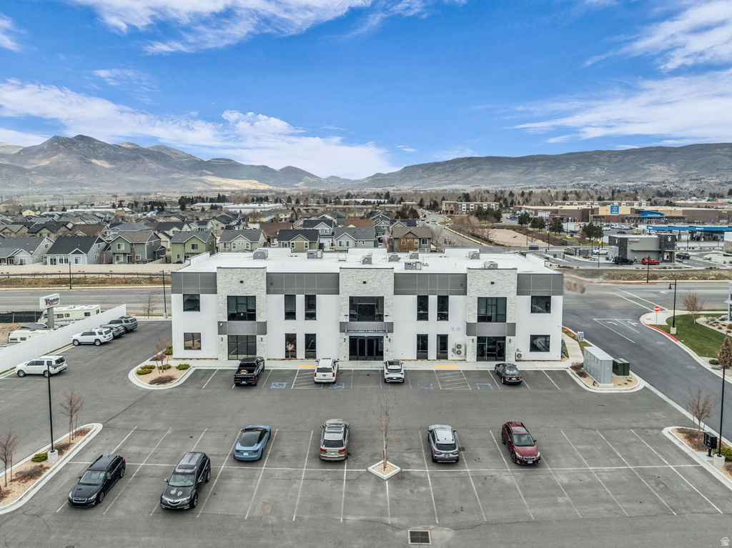 Aerial view of mountains