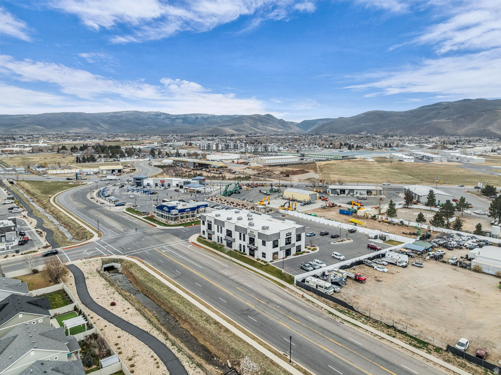 Drone / aerial view of mountains
