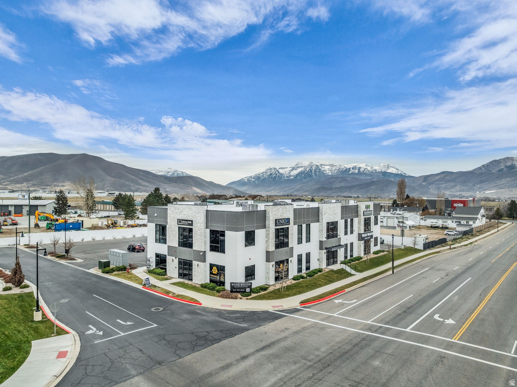View of mountain background