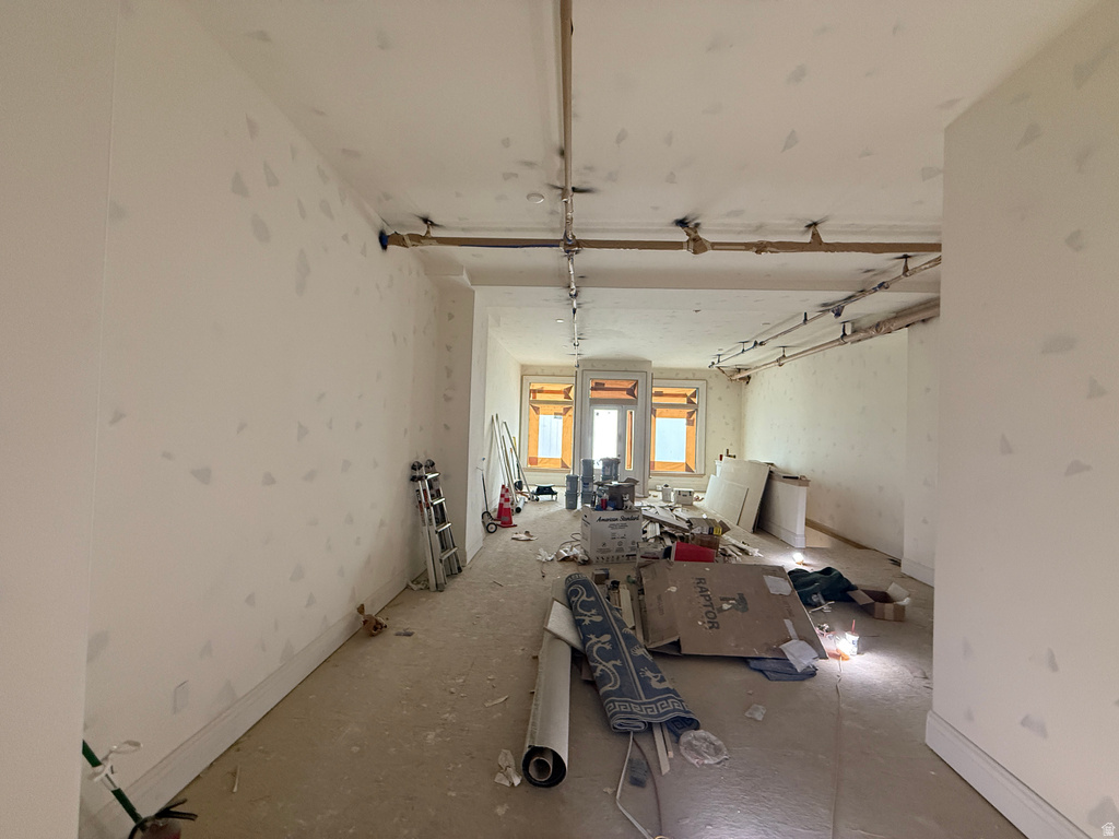 View of unfurnished living room