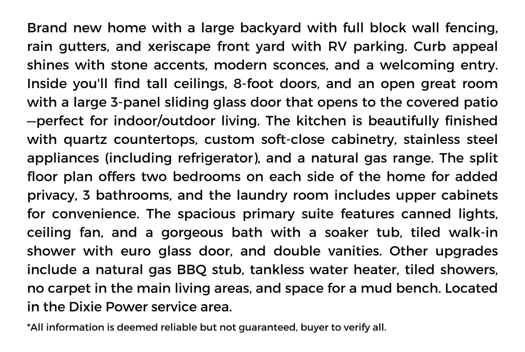 3118 S 4800 W Hurricane, UT 84737