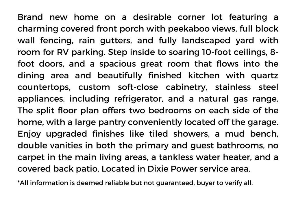 3129 S 4850 W Hurricane, UT 84737