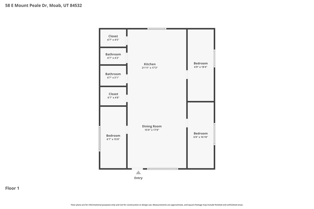 58 MT PEALE DR Moab, UT 84532