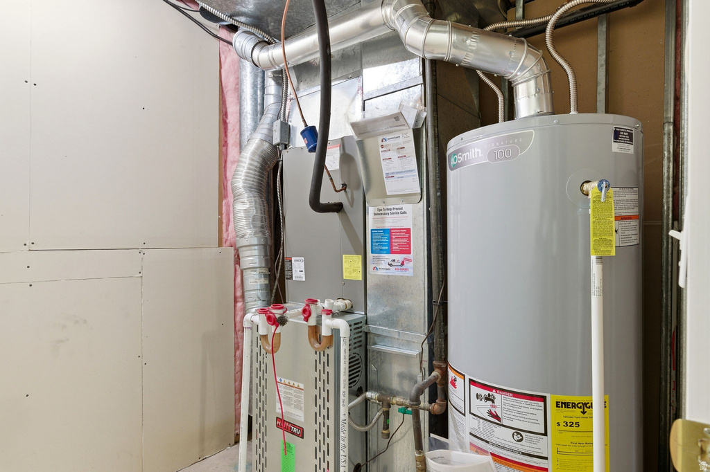 Utilities with water heater