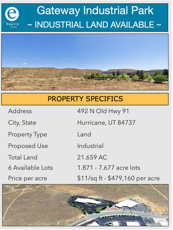 492 N OLD HIGHWAY 91 Hurricane, UT 84737