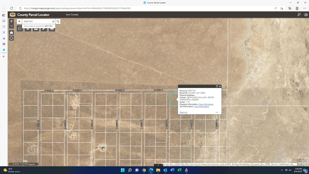 7379 N 3400 W Cedar City, UT 84721