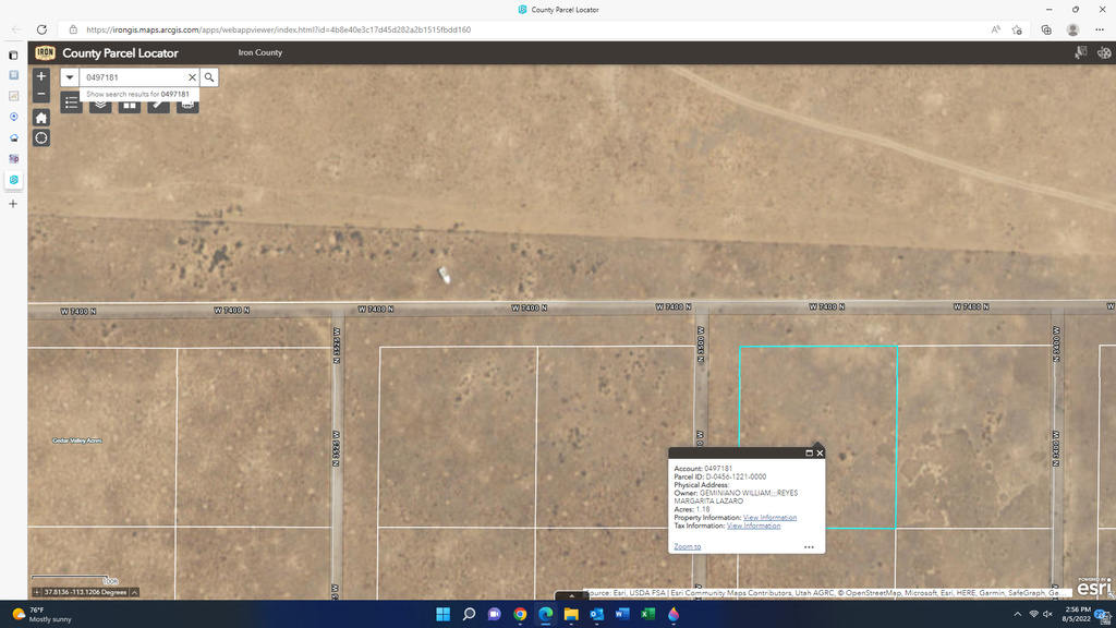 7379 N 3400 W Cedar City, UT 84721