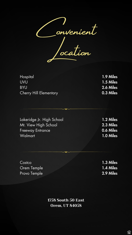 1758 S 50 E Orem, UT 84058
