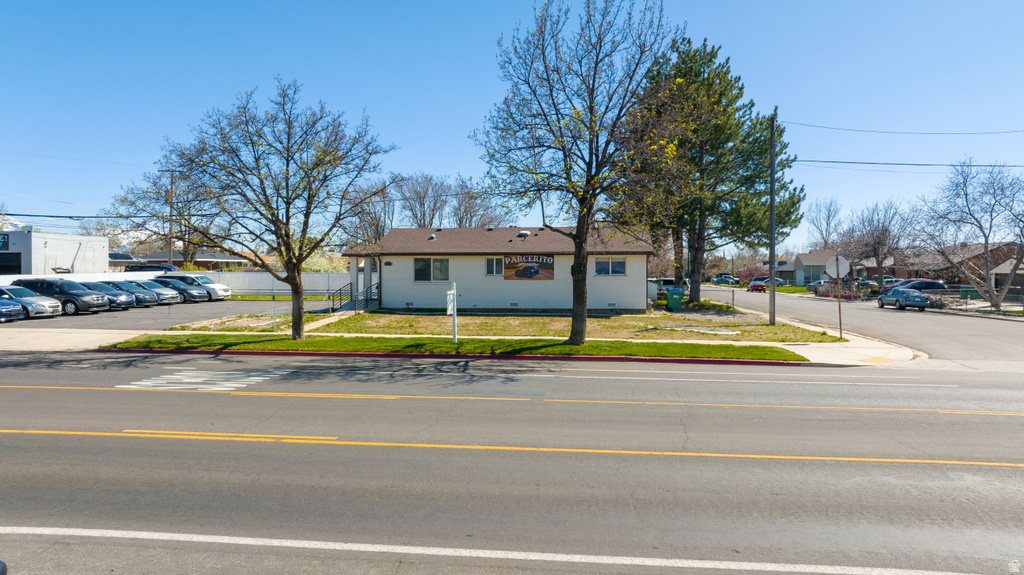 View of front of property featuring a residential view