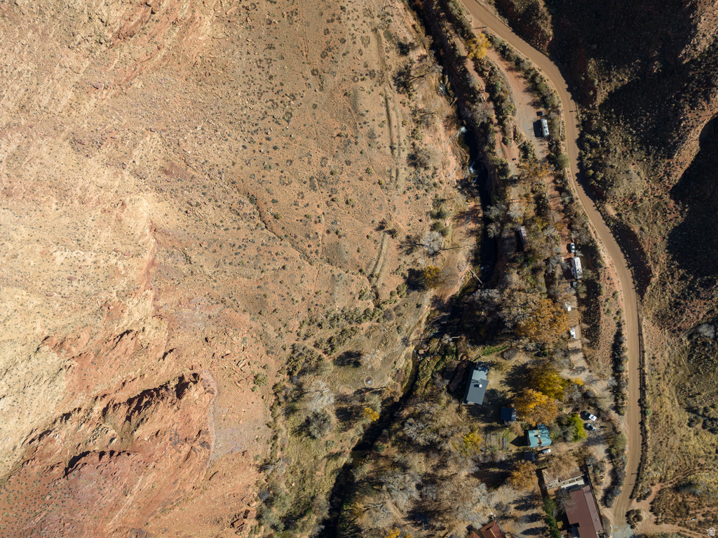 Aerial view of property's location