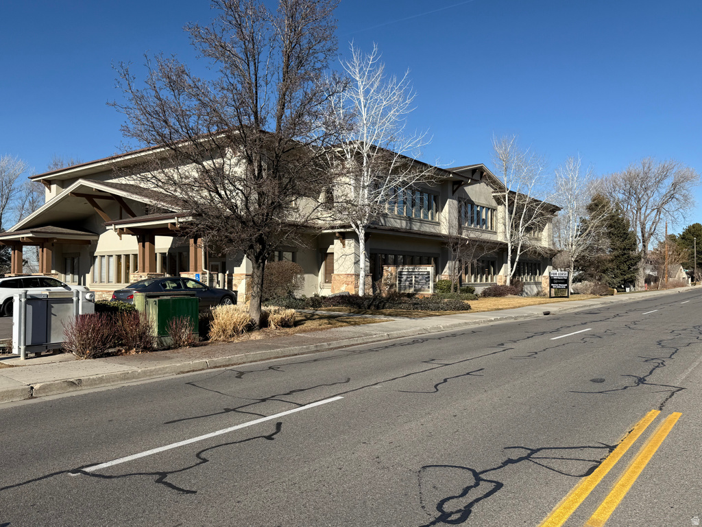View of front of home with stone siding