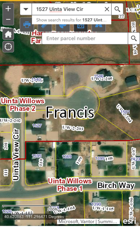 1527 S UINTA VIEW CIR Francis, UT 84036