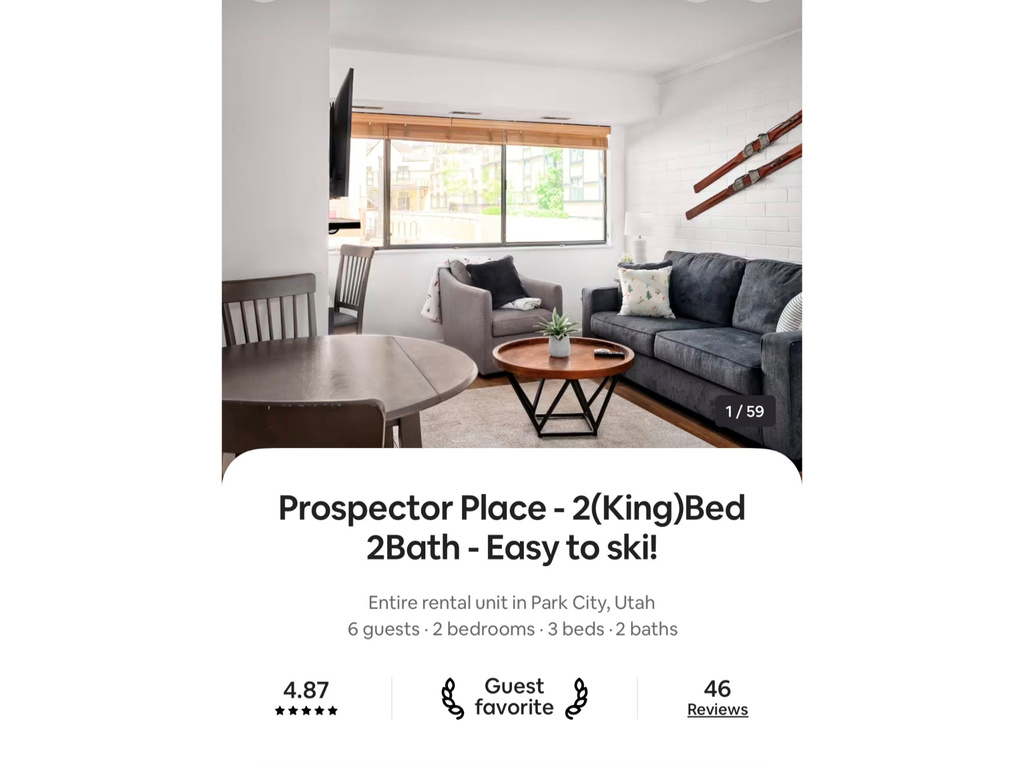 2000 PROSPECTOR AVE #107 Park City, UT 84060