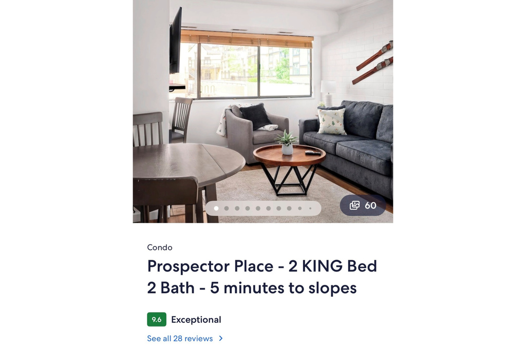 2000 PROSPECTOR AVE #107 Park City, UT 84060